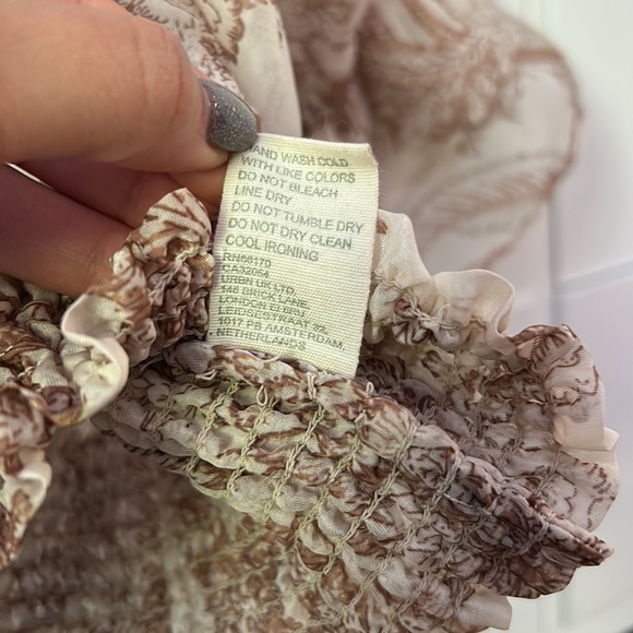 Anthropologie off the shoulder ruffle top size S - Picture 9 of 10